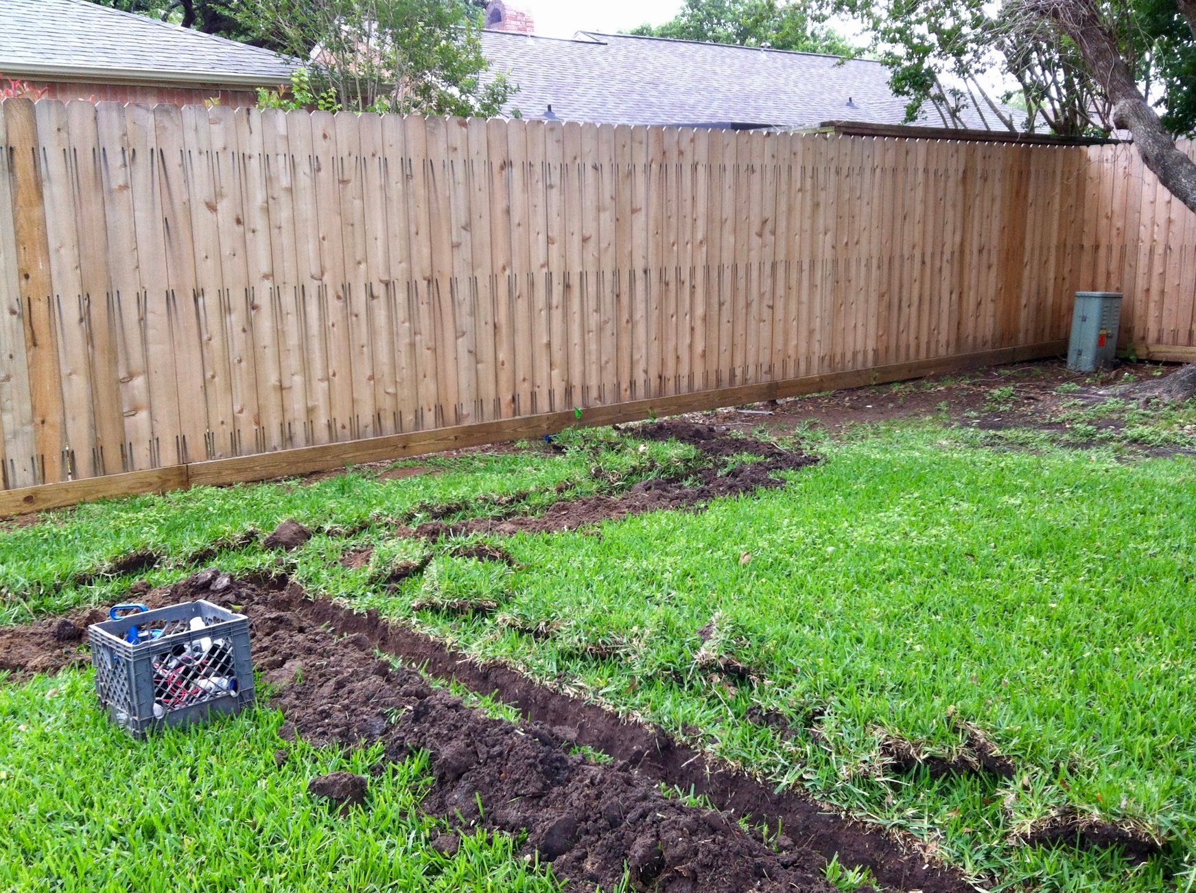 Installation of sprinkler system